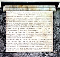 Fawcett Memorial Plaque