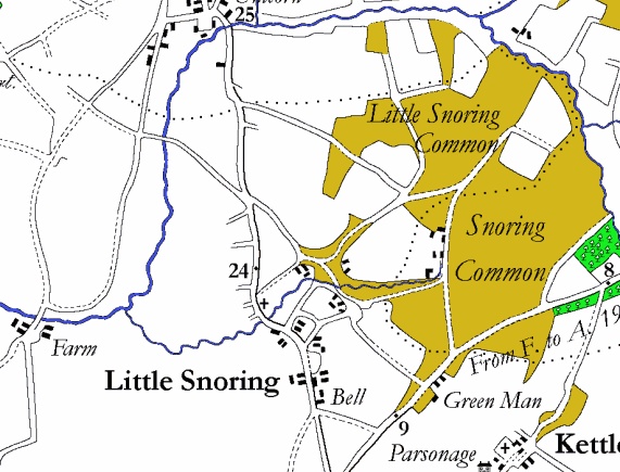 Gt Snoring OS Map