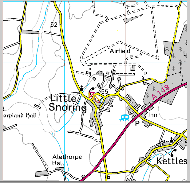Lt Snoring OS Map