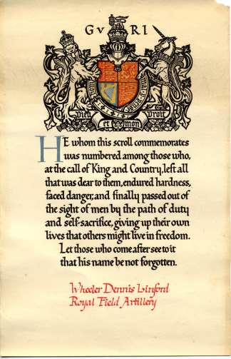 Denis Linford Scroll